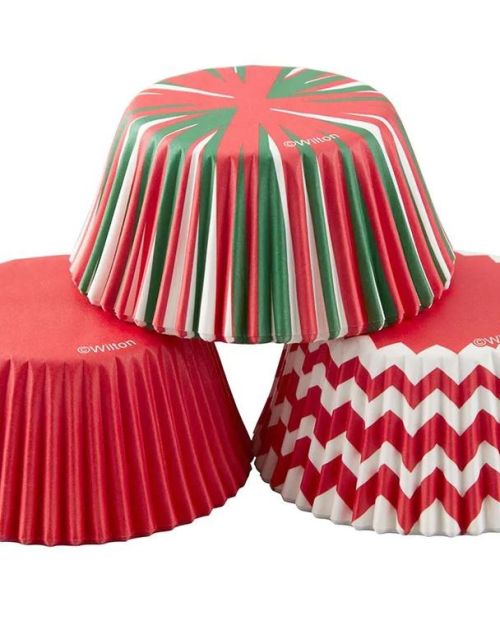 Wilton Holiday Swirl Cupcake Cases 75pk