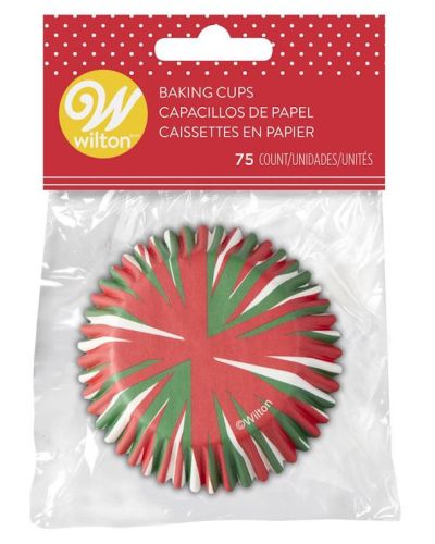 Wilton Holiday Swirl Cupcake Cases 75pk