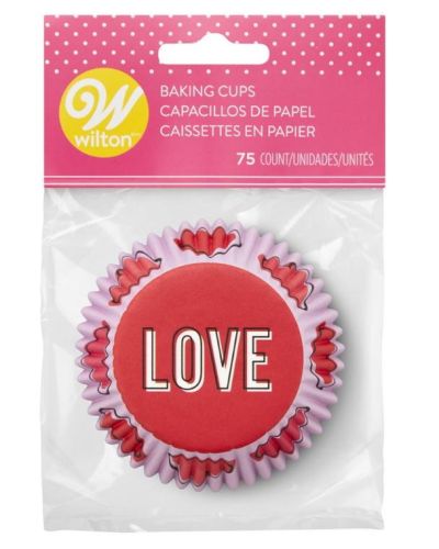 Wilton Love Cupcake Cases 75pk