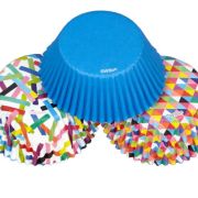 Wilton Cupcakes Cases – Mixed Brights 75pk
