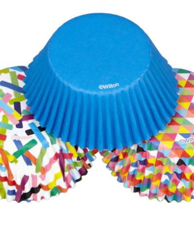 Wilton Cupcakes Cases – Mixed Brights 75pk