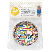 Wilton Cupcakes Cases – Mixed Brights 75pk
