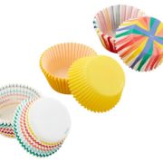 Wilton Rainbow Stripes Cupcake Cases 75pk