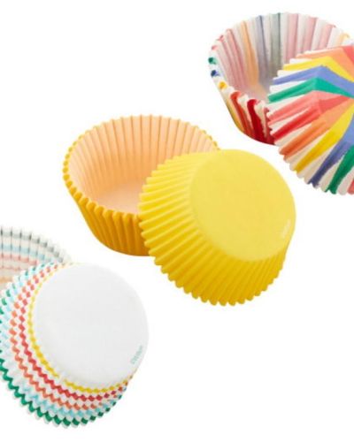 Wilton Rainbow Stripes Cupcake Cases 75pk