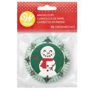 Wilton Cupcake Cases – Happy Snowman 75pk