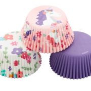 Wilton Unicorn Floral Cupcake Cases 75pk