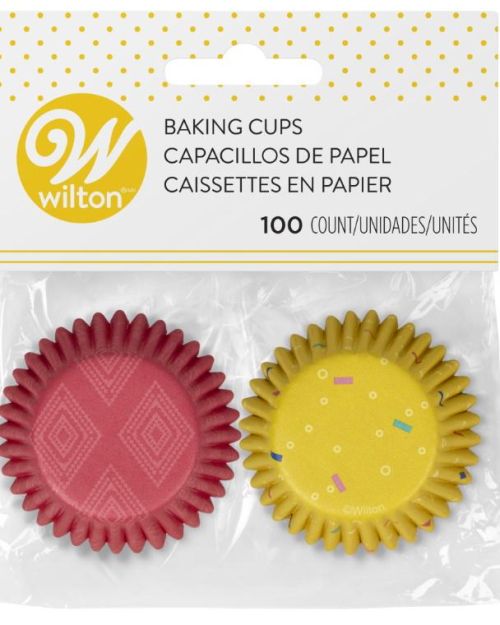 Wilton Desert Mini Cupcake Cases 100pk