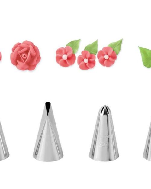 Wilton Flower 4pc Tip Set