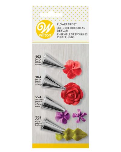 Wilton Flower 4pc Tip Set