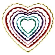 Wilton Heart Fondant Double Cut-Outs Set