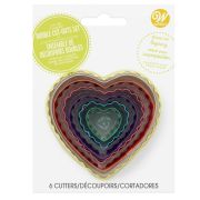 Wilton Heart Fondant Double Cut-Outs Set
