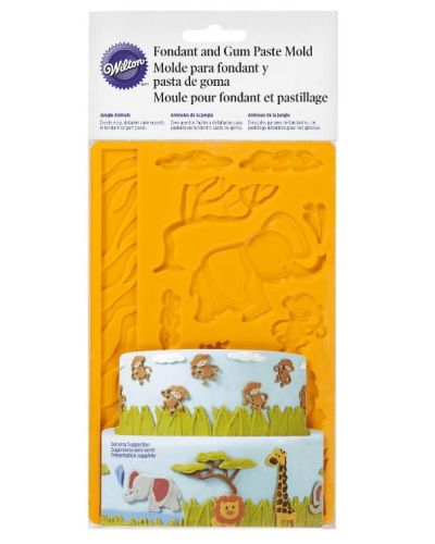 Wilton Silicone Fondant Mould – Jungle Animals
