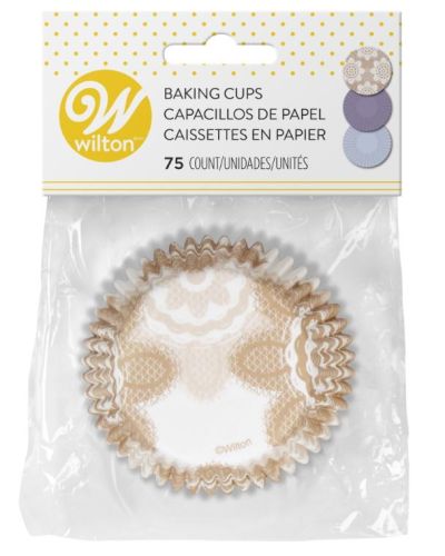 Wilton Lace Cupcake Cases 75pk