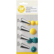 Wilton 4pce Large Tip Set