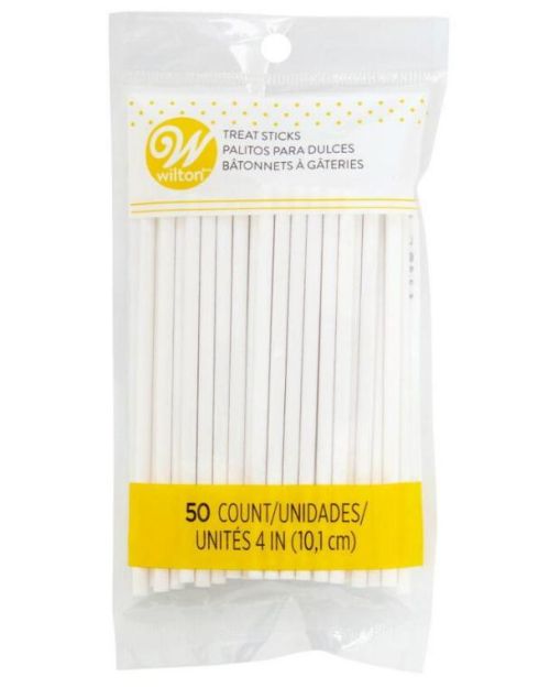 Wilton 4in Lollipop Sticks 50pk