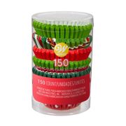 Wilton Mini Cupcake Cases – Holiday 150pk
