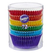 Wilton Rainbow Foil Cupcake Cases 72pk