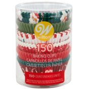 Wilton Cupcake Cases – Classic Santa Claus 150pk