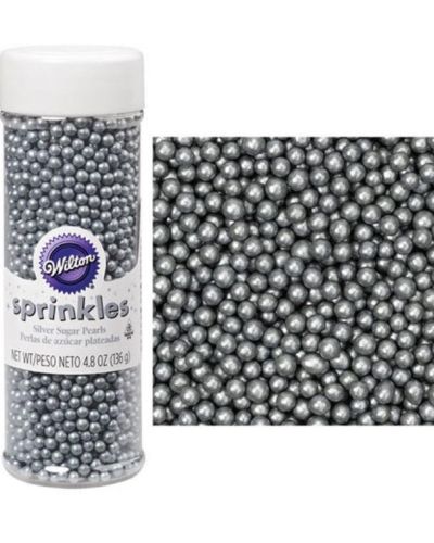 Wilton Sugar Pearls – Silver