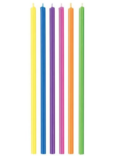 Wilton Tall Multicolour Candles 12pk