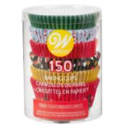Wilton Cupcake Cases – Traditional Christmas 150pk