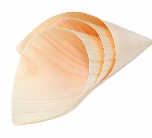 Ecoware Wooden Cones – 10pk