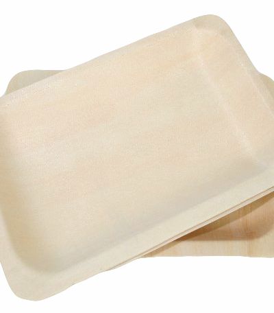 Wooden Plates Medium – 6pk