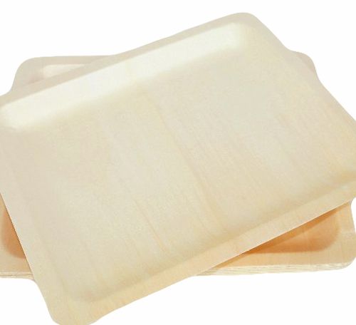 Wooden Plates Large – 4pk