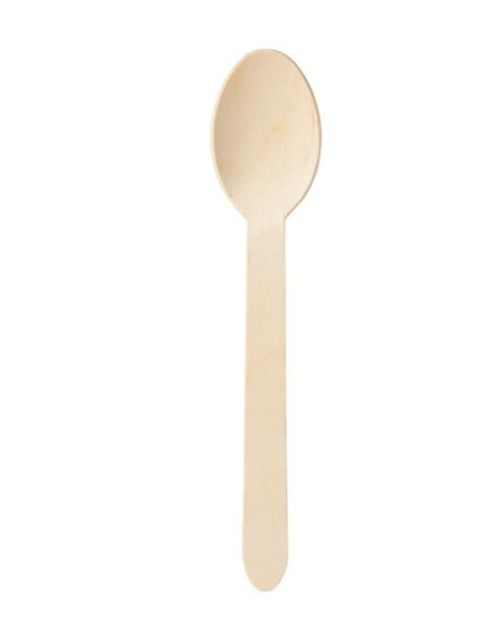 Wooden Cutlery – Spoons 20 Pk