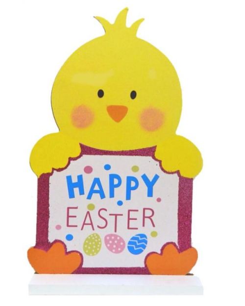 Easter Wooden Standing Sign