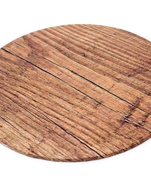 Woodgrain Masonite Cake Board Round – 14″