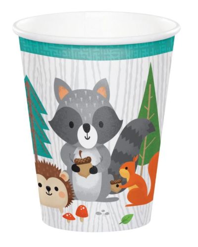 Woodland Animals Cups 8pk